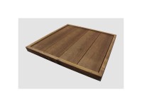 Nadelholz Urban living Wood U-Profil sägerau Braun 19 x 146 mm / Länge 2,5 m