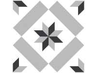 Bodenfliese Casablanca Star Glasiert Matt (HxBxT) 0,8 x 20 x 20 cm Bodenfliese Casablanca Star Glasiert Matt (HxBxT) 0,8 x 20 x 20 cm