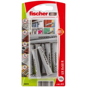 Fischer Tassello universale UX 8x50, confezione da 10. Tasselli universali per diversi materiali da costruzione.