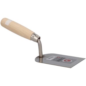 Spatule à plâtre Schwan, largeur de lame 80 mm, avec manche en bois. Idéale pour lisser le plâtre et le mastic.