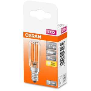 Osram LED-Speziallampe T26 E14, 4W, Warmweiss, Filament-Optik.