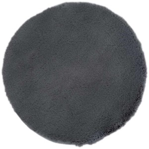 Coussin de siège rond Coste anthracite en polyester, Ø 40 cm.