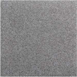Piastrella per terrazza in gres porcellanato Euro Stone nera, 60x60 cm, superficie opaca.