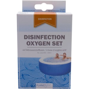 Planet Spa Désinfection Oxygène pour spas, set avec oxygène actif et activateur.