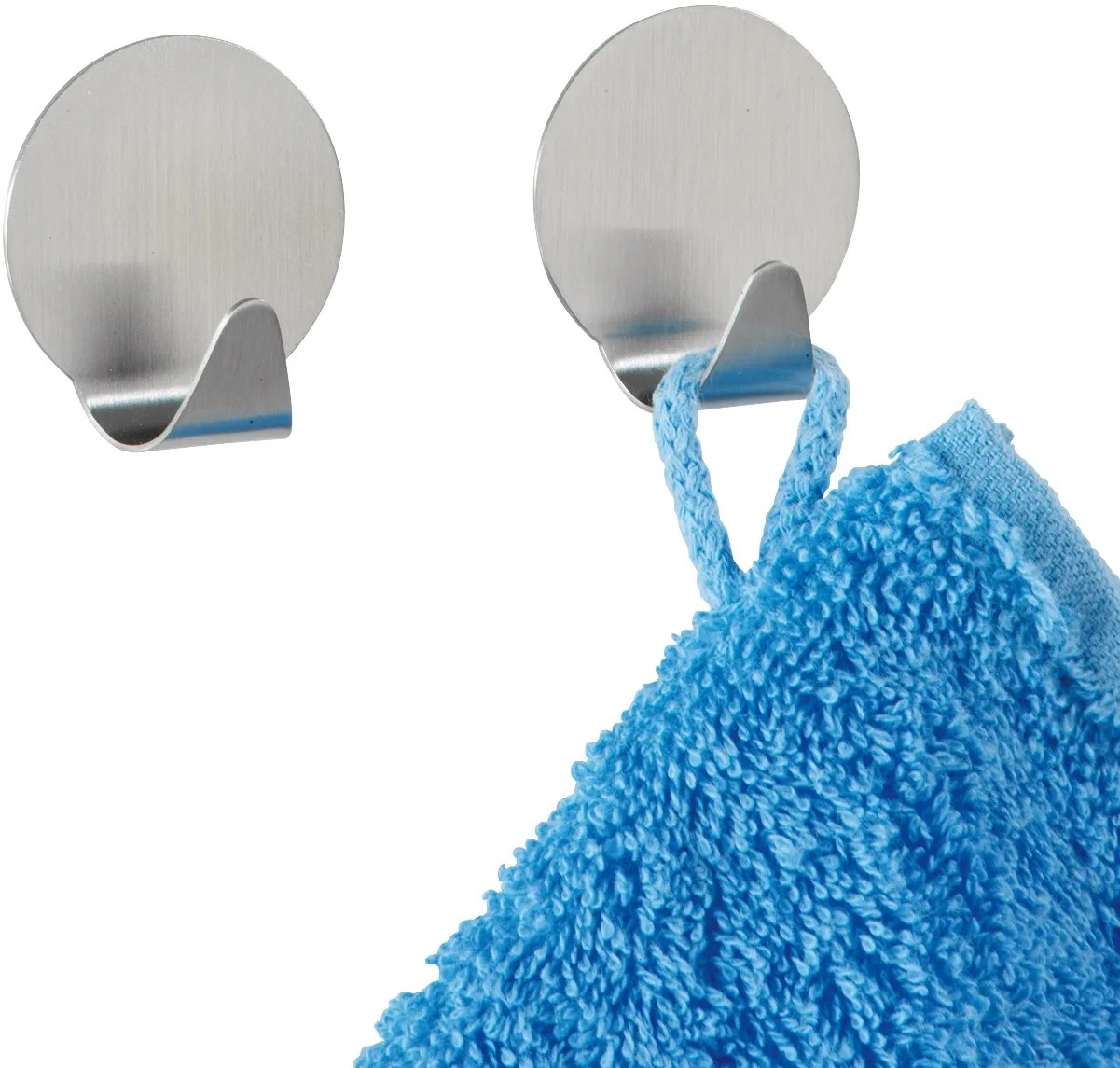 Crochets Doubles En Inox - Lot De 2 - Pour Portes De Cuisine Ou Salle De Bain