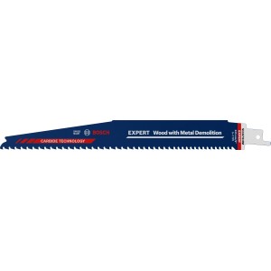 Lame de scie sabre Bosch Expert S 1167 XHM pour bois et métal.