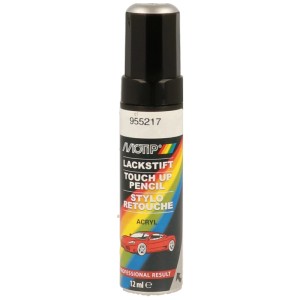 Motip Vernice Ritocco 955217 Argento Metallizzato, 12ml. Riparazione vernice per piccole aree.