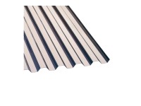 Plaque polyester ondulée toit translucide - L: 2 m - l: 90 cm