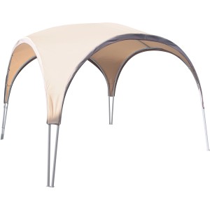 Toit de remplacement beige 398x398 cm pour pavillon Oromocto. Accessoires pour tonnelles et pavillons.