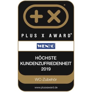 Plus X Award per accessori WC Wenko: Massima soddisfazione del cliente 2019.