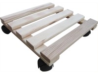 OBI Pflanzenroller Buche Natur geriffelt eckig 30 x 30 cm