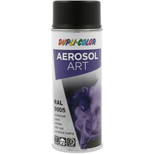 Dupli-Color Aerosol Art RAL 9005, semilucido, bomboletta da 400ml per riparazioni di vernice e carrozzeria.