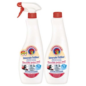 Chanteclair sgrassatore Marsiglia, confezione da 2. Detergente universale per cucina, bagno e altro.