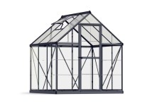 Gewächshaus Hybrid Grau (HxBxT) 208 x 185 x 186 cm