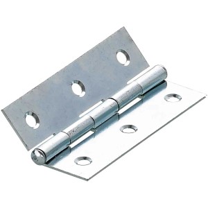 Charnière Hettich, étroite, acier galvanisé, 80x45x1,5 mm, pour équipement de meubles.