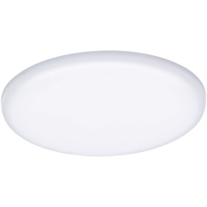 Panneau LED encastrable Paulmann Veluna VariFit rond blanc, diamètre 125 mm.