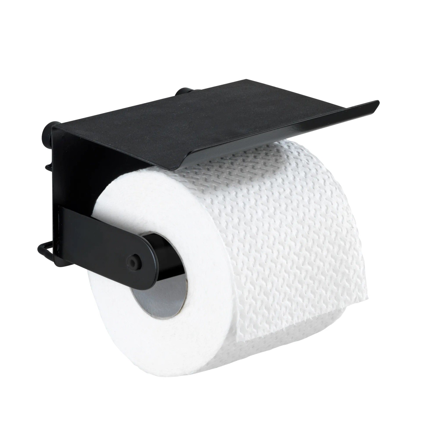 Corda di iuta porta carta igienica, acciaio inossidabile con chiusura magnetica autoadesiva - porta carta igienica per WC, bagno, senza foratura, acciaio inossidabile - Italia