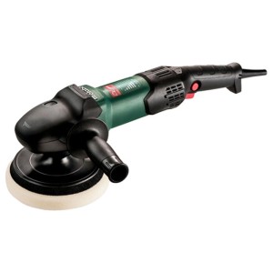 Metabo Winkelpolierer PE 15-20 RT, grün-schwarz, mit 180 mm Polierpad für Autopflege und Lackpolitur.