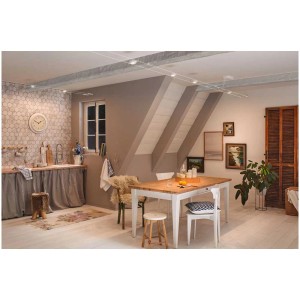 Cavo di tensione bianco Paulmann Corduo, 20 m, per sistemi a fune a soffitto.