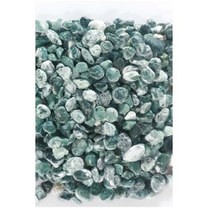 Gravier décoratif vert et blanc Alpi Verde, grain 3-8 mm, idéal pour jardin et décoration.