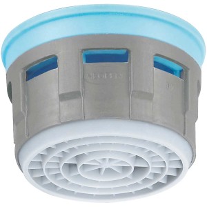 Inserto Neoperl Cascade SLC AC, azzurro, per aeratori M22/M24, set da 2 pezzi.