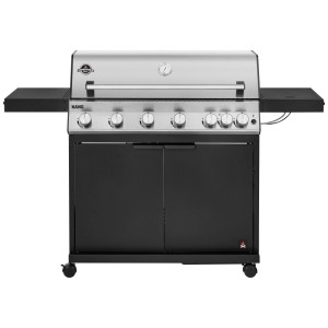 Jamestown Barbecue gas Kane 6 bruciatori griglie modulare 135 x 53 x 48 cm