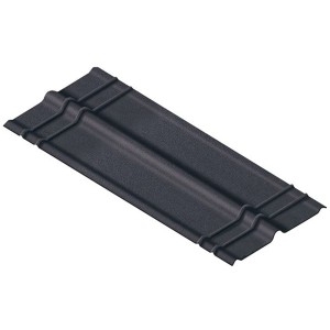 Faîtière Onduline noire pour plaques bitumées, 1000x180 mm.