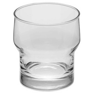 Portaspazzolino Diaqua Chic 96 trasparente in vetro, design semplice.