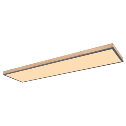 Globo Plafoniera LED Doro alluminio Grafite 36 W 120 x 30 cm