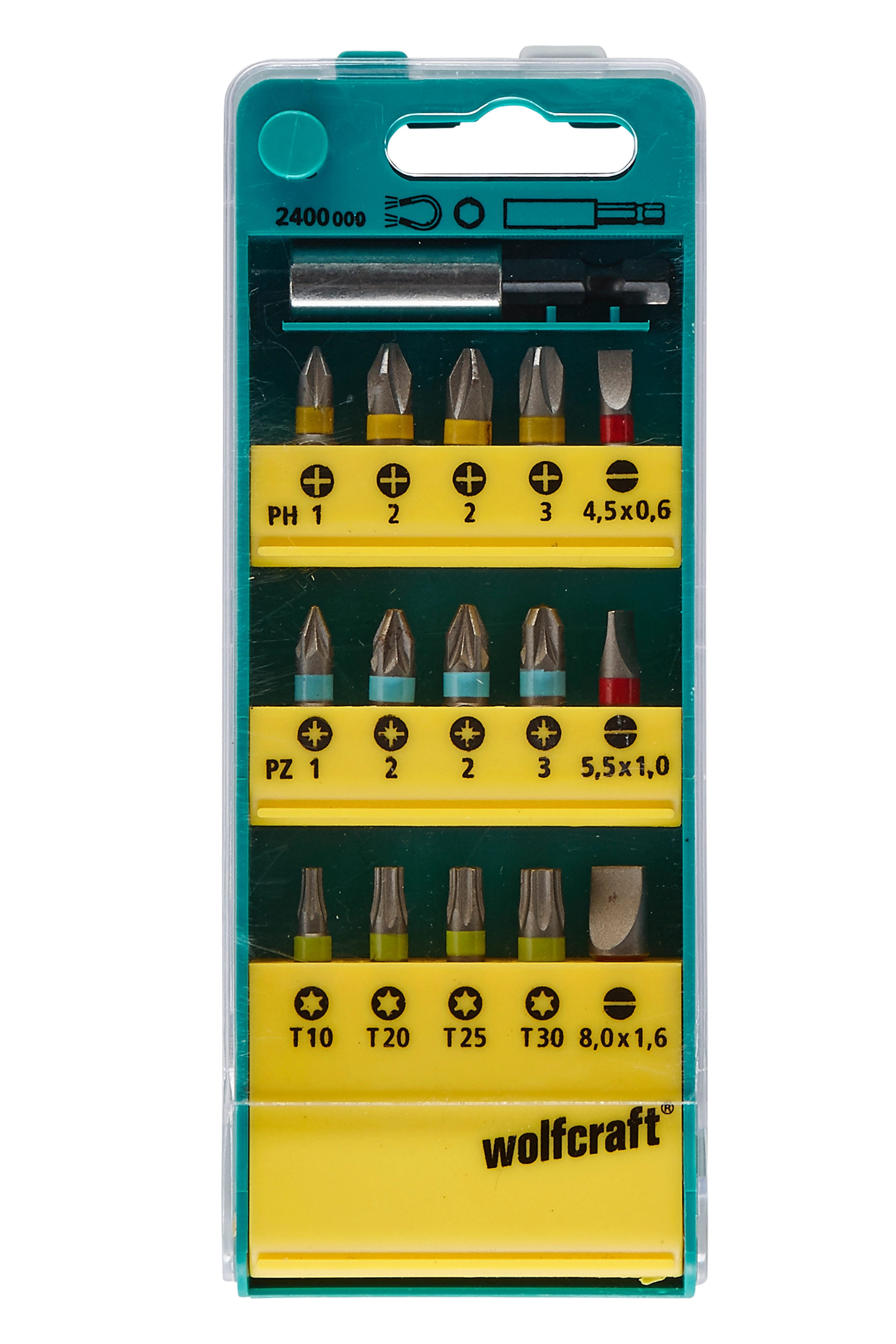 Bosch Set inserti avvitatore Pro PH PZ T S0 Extra duro 11 pz