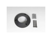 Anschraubrosette Kunststoff Schwarz Ø 5,2 cm