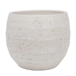 Vaso per piante Madeira bianco, Ø 28 cm, per piante da interno. Design elegante per la tua casa.