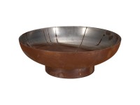 Nouvel Elegante Feuerschale Stahl Rostfarben Ø 40 x 15 cm Nouvel Elegante Feuerschale Stahl Rostfarben Ø 40 x 15 cm