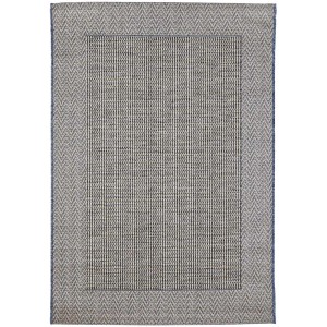 Tappeto da esterno Andiamo Clyde, 120x170 cm, beige/antracite con bordo.