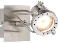 LED-Spot Dusino 1er Nickel matt 16 x 10 cm