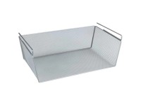 Wenko Einhängekorb Metall Silber (HxBxT) 28 x 49 x 18 cm