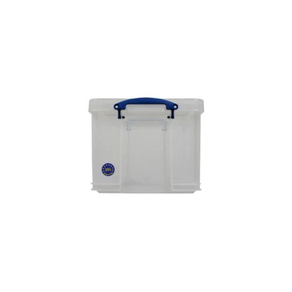 Aufbewahrungsbox mit Deckel Kunststoff Transparent 35 l (HxBxT) 48 x 39 x 31 cm