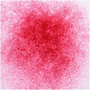 Poudre de velours rouge (env. 11 g) pour loisirs créatifs et effets 3D.