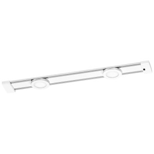Osram LED Linéaire aimantée 2 spots, blanc mat, 44,5 cm. Idéal cuisine et plan de travail.