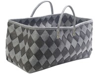 Kaminholztasche Filz Grau-Anthrazit Kaminholztasche Filz Grau-Anthrazit