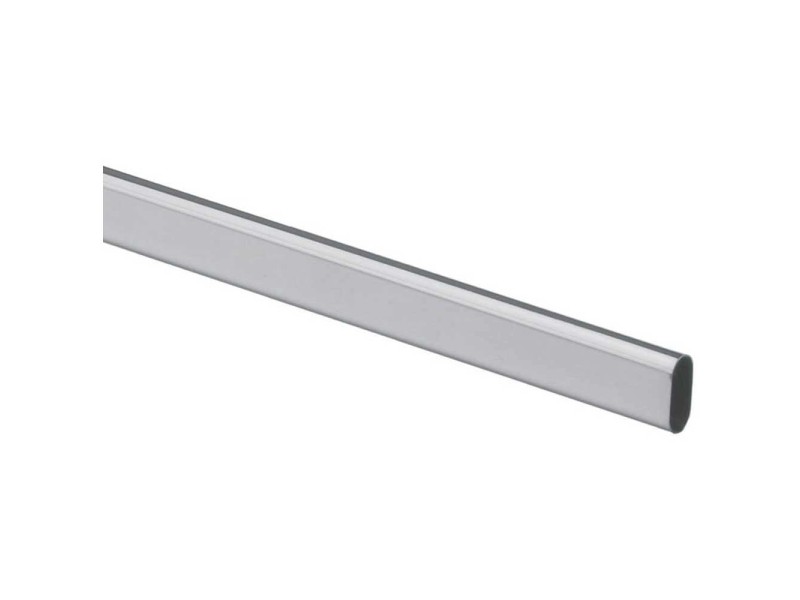 Hettich Tubo appendiabiti ovale acciaio Argento-Grigio 1'200 mm