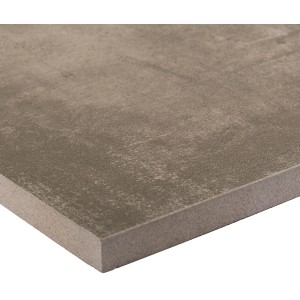 Piastrella per terrazza in gres porcellanato Stark Taupe, 60x60 cm, vista dettagliata.