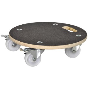 Wagner Multi Roller Maxigrip, Ø 380 mm, con 4 ruote e 2 freni, portata 250 kg.