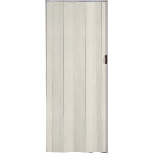 Grosfillex Falttür Una, Holz gekalkt, 205x84 cm. Platzsparende Tür mit Holzoptik.