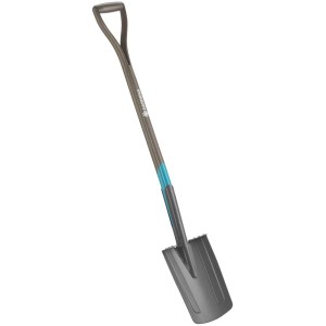Gardena NatureLine Spaten mit D-Griff und Stahlblatt für Gartenarbeiten.
