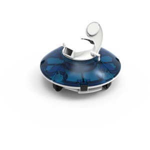 Robot Colibri Eco Basic per la pulizia del fondo piscina, scocca blu e dettagli bianchi.