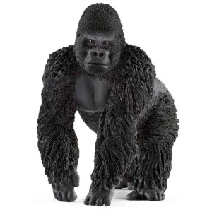 Schleich Wild Life Gorille mâle (14770), figurine détaillée pour enfants.