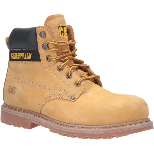 Chaussures de sécurité marron Cat Powerplant S3 taille 41 pour homme.