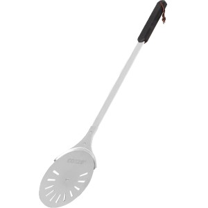 Cozze Pizzaspachtel drehbar, Ø 18cm, 76cm lang, aus Edelstahl für Grill & Ofen.