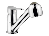 Spültischarmatur Bolzano Chrom mit Geschirrbrause